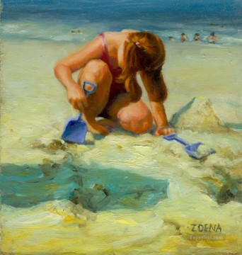 Paisajes Painting - escaladahelena en la playa